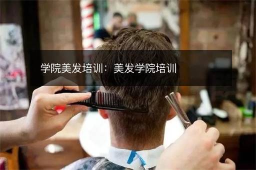 学院美发培训：美发学院培训
