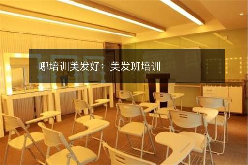 哪培训美发好：美发班培训