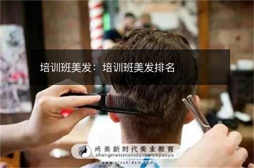 培训班美发：培训班美发排名