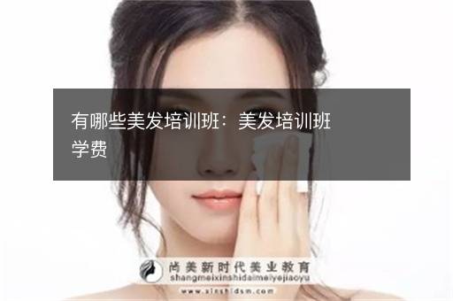 有哪些美发培训班：美发培训班学费